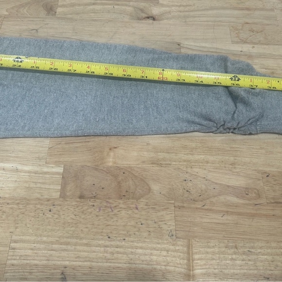 Lemon Cashmere Blend Ruffled Leg Joggers sz small - Picture 7 of 10